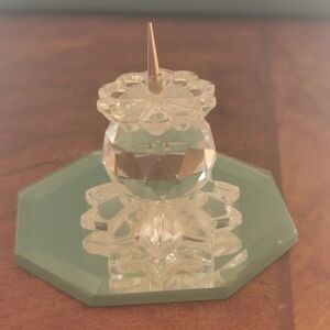Vintage Swarovski candle holder